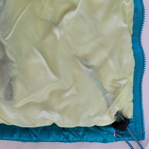 North Face Thermoball Eco Quilted Lightweight Full Zip Jacket Blue Green Medium - Picture 12 of 15